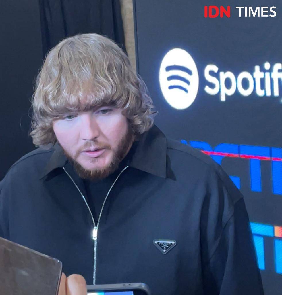 James Arthur di Spotify Wrapped Indonesia 2023 (IDN Times/Erfah Nanda)