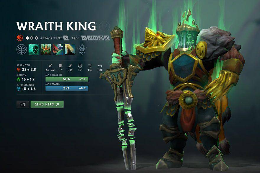 Hero Wraith King (dok. Valve/Dota 2)