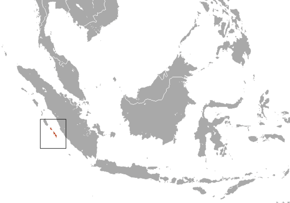 Wilayah penyebaran bokoi (commons.m.wikimedia.org/Chermundy)