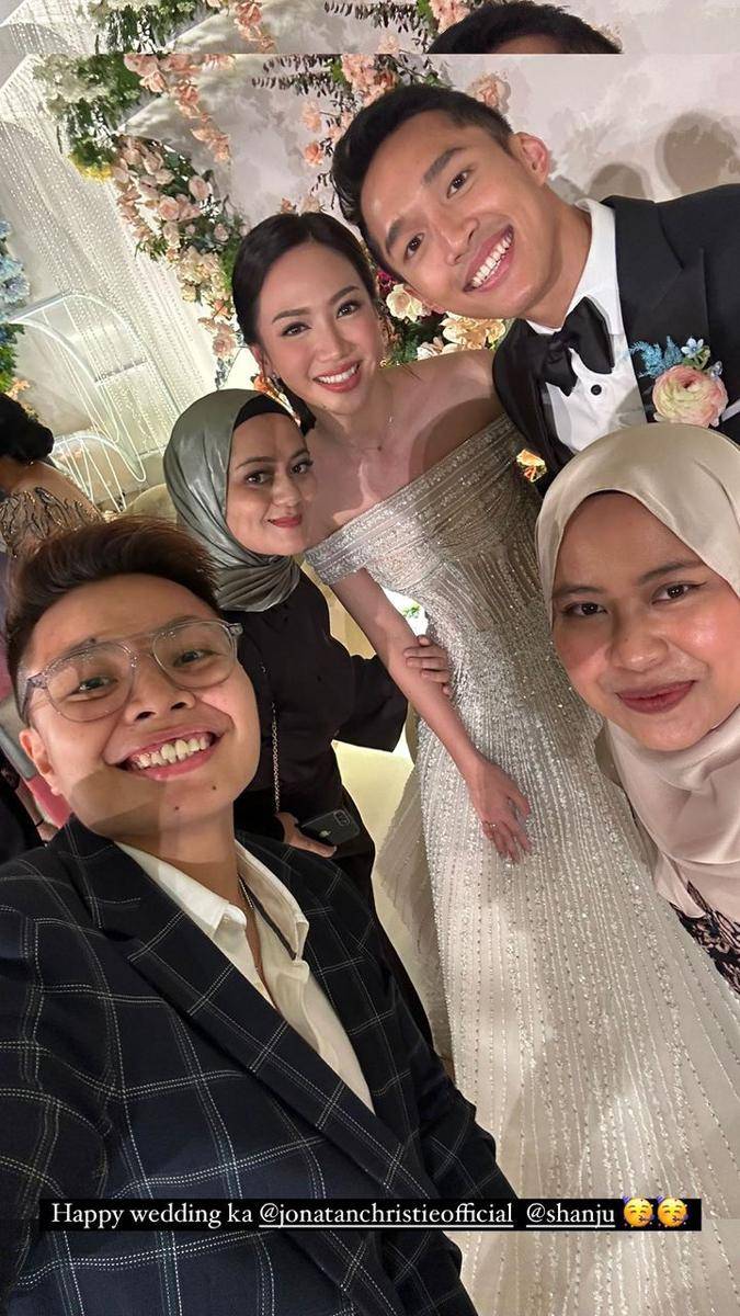 atlet di pernikahan Jojo dan Shanju (Instagram.com/r.apriyanig)