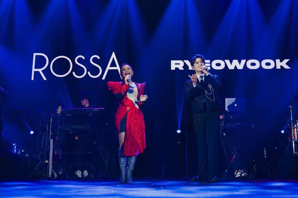 potret Rossa ajak Ryeowook jadi bintang tamu di konsernya (instagram.com/itsrossa910)