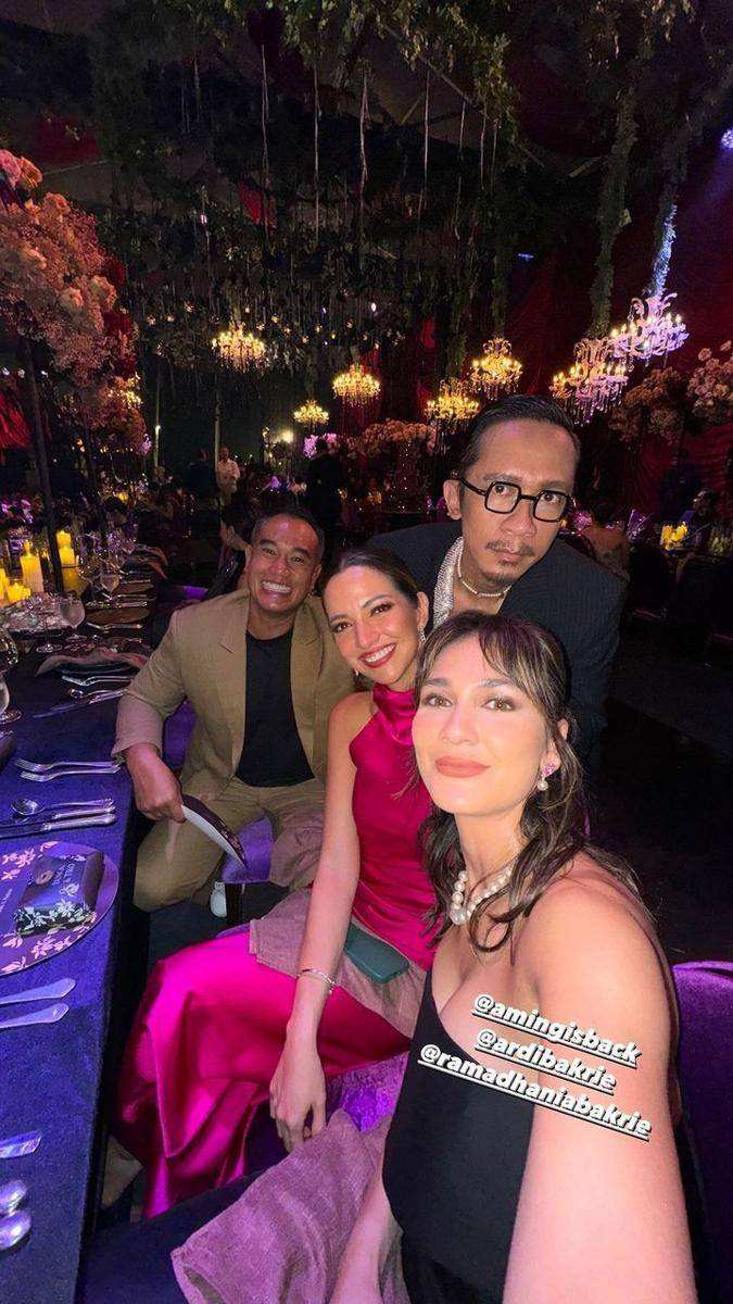 gaya artis di acara pernikahan Bunga Citra Lestari (instagram.com/lunamaya)