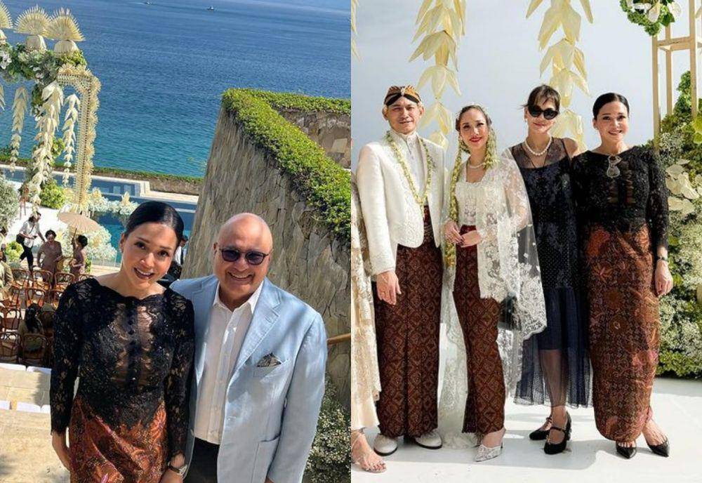 gaya artis di acara pernikahan Bunga Citra Lestari (instagram.com/maiaestiantyreal | instagram.com/lunamaya)
