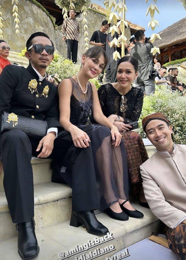 potret artis di pernikahan BCL dan Tiko Aryawardhana (instagram.com/lunamaya)