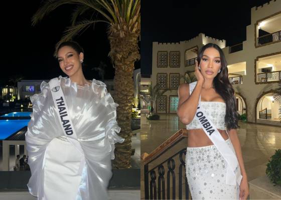 Potret Finalis Terfavorit saat Sashing Ceremony Miss Intercontinental 2023 (Instagram.com/chatnalinch | Instagram.com/maresalasj)