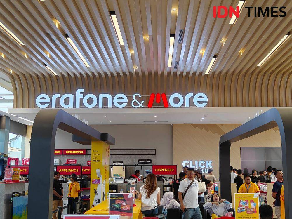 Erafone and More di EDC (IDN Times/Fatkhur Rozi)