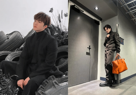 atasan hitam ala Jaemin NCT Dream (instagram.com/na.jaemin0813) | atasan hitam ala Jeno NCT Dream (instagram.com/leejen_o_423)