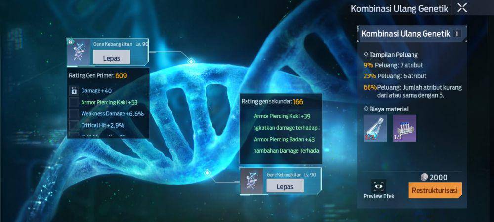 rekombinasi genetika Undawn (dok. Tencent Games/Undawn)