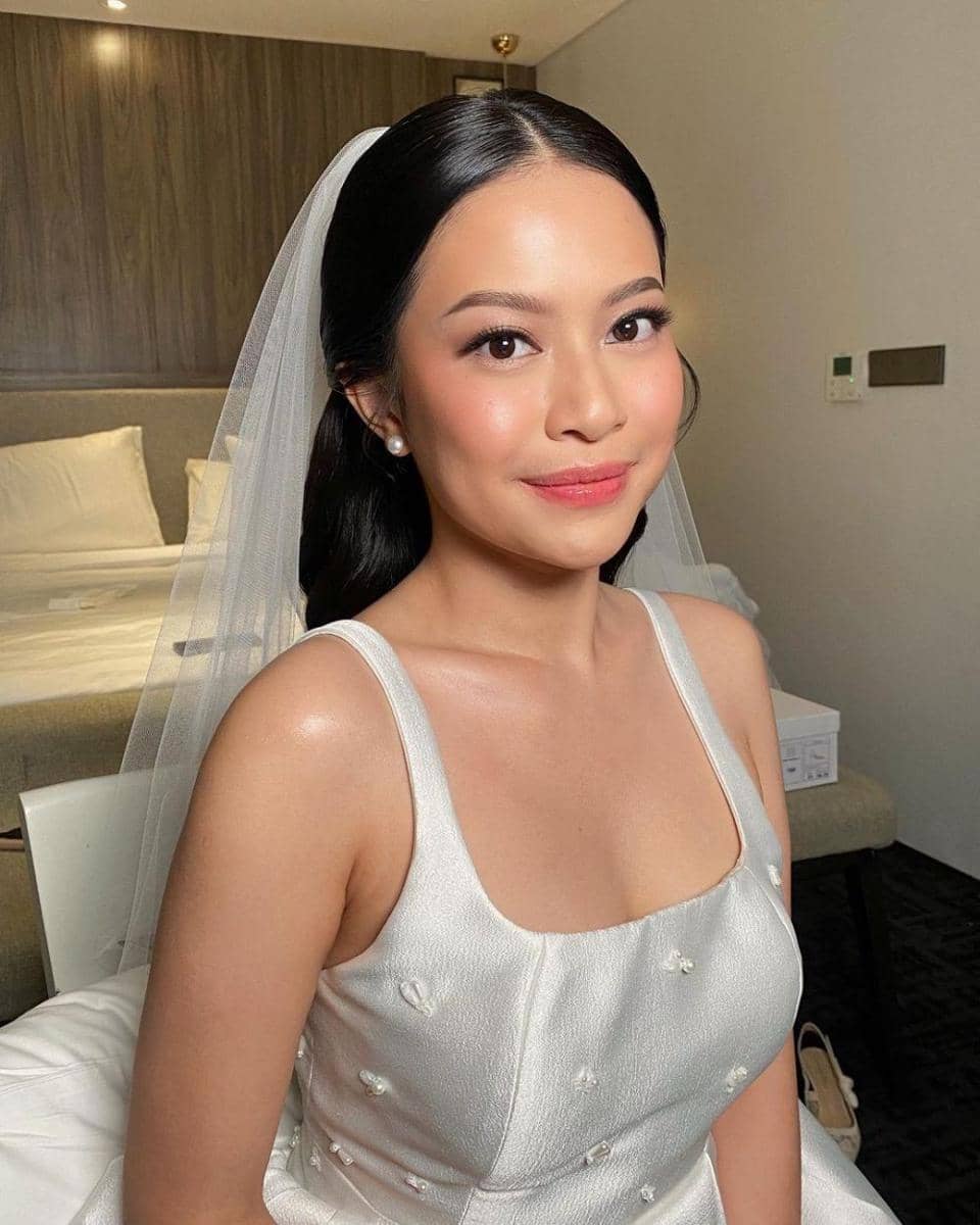Gaya resepsi Hanggini. (instagram.com/_bymao_)
