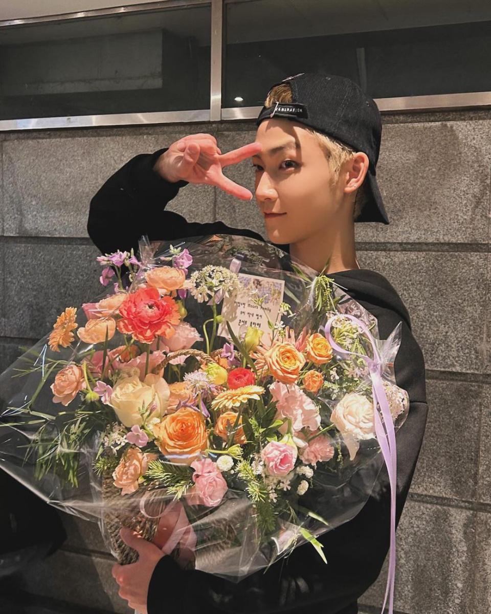 Unggahan perdana Kevin The Boyz di akun instagramnya (instagram.com/kev.in.orbit)