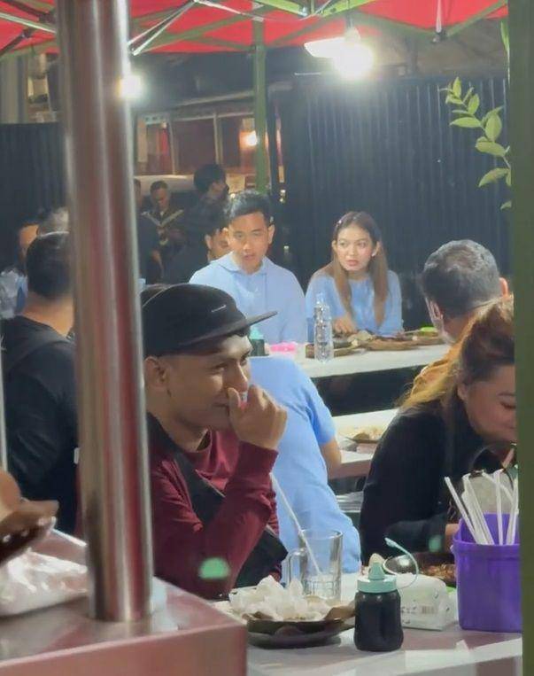 potret Raffi Ahmad temani Gibran Rakabuming makan di Rojo Sambel (instagram.com/raffinagita1717)