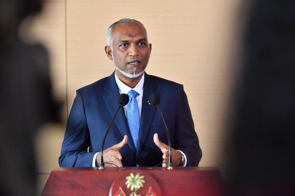 Presiden Maladewa Mohamed Muizzu. (Twitter.com/The President's Office)