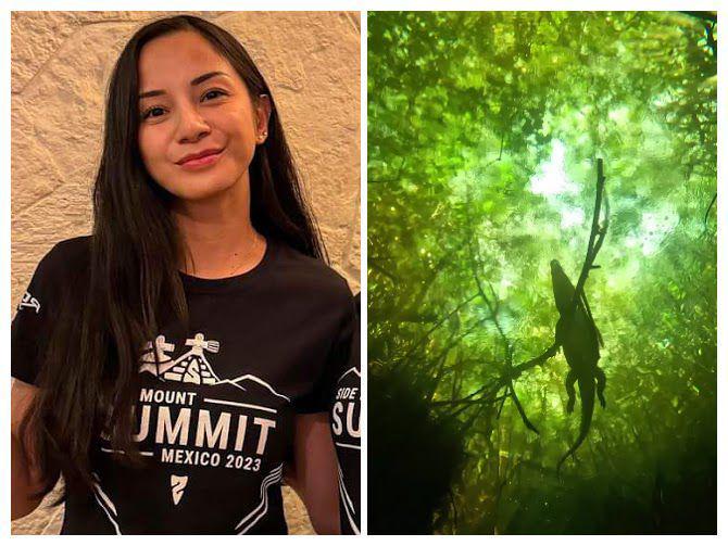 10 Momen Kirana Larasati Ketemu Buaya saat Diving di Meksiko, Kaget!