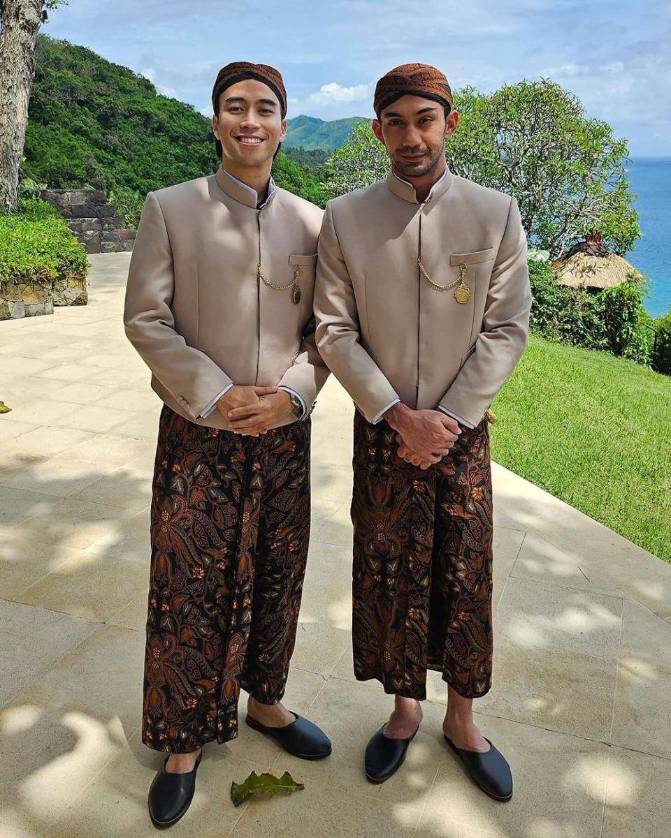 Gaya Tamu Undangan Pria di Pernikahan BCL dan Tiko Aryawardhana (Instagram.com/vidialdiano)