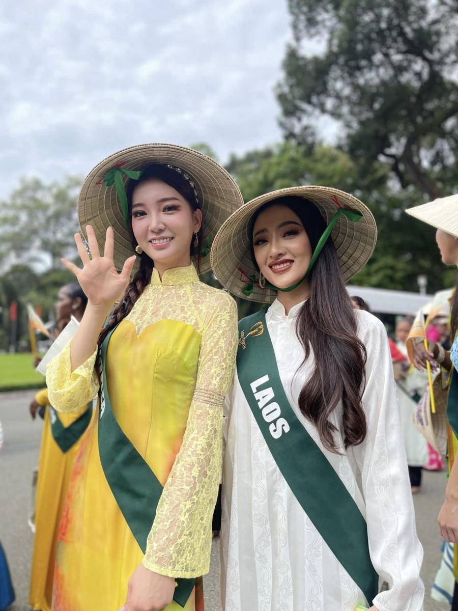 Potret Finalis Miss Earth 2023 di Pembukaan Ho Chi Minh Tourism Week (Facebook.com/Miss Earth)