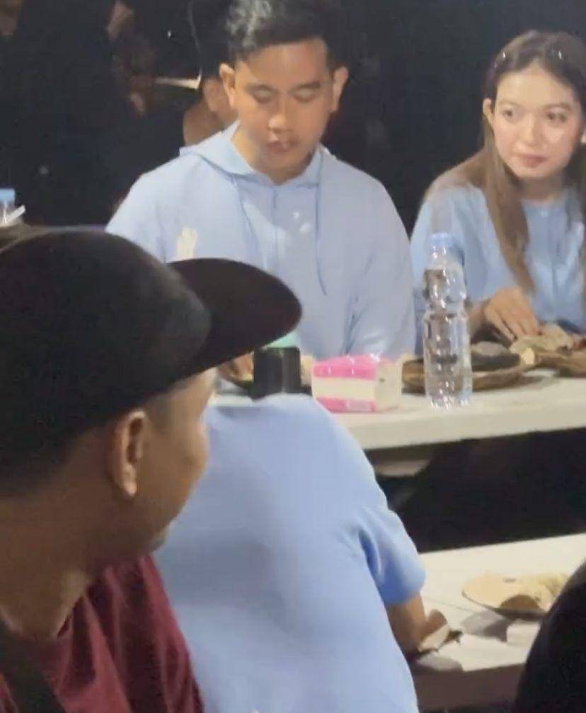 potret Gibran Rakabuming dan Selvi makan di warung kuliner Raffi Ahmad (Instagram.com/raffinagita1717)
