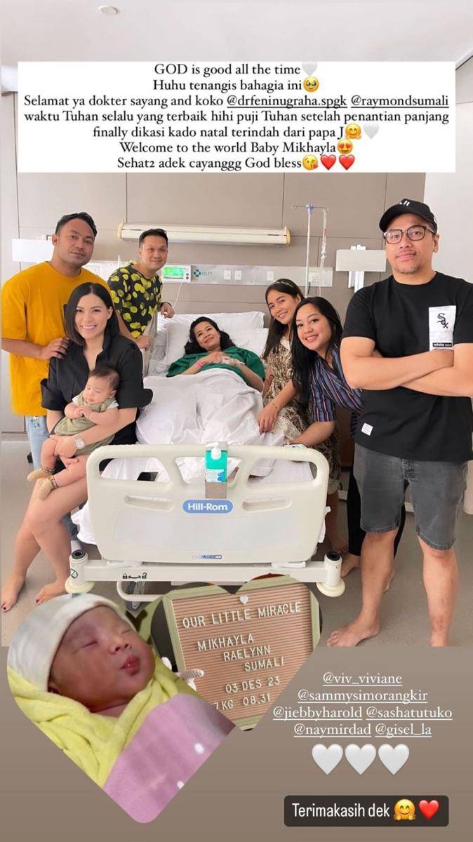 dr.Feni melahirkan anak pertama (Instagram.com/drfeninugraha.spgk)