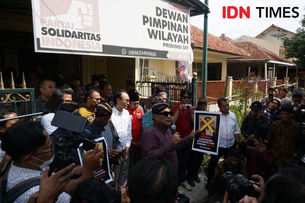 Paman Usman Geruduk Kantor PSI DIY Buntut Pernyataan Ade Armando