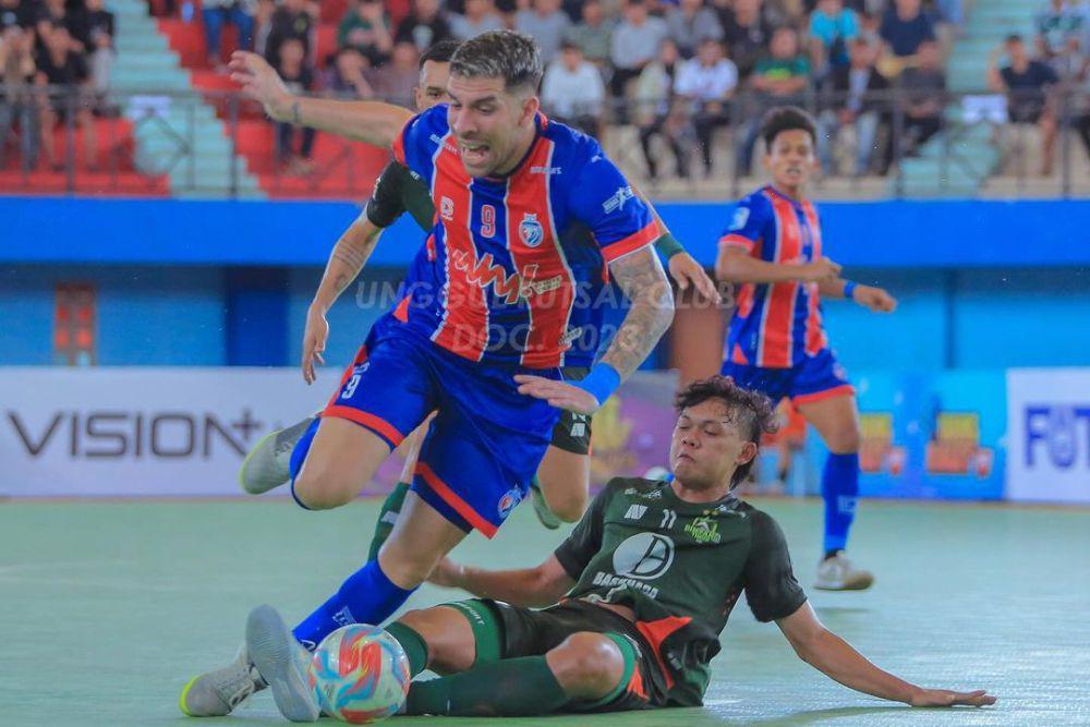 Unggul FC dalam laga menghadapi Bintang Timur Surabaya di Liga Futsal Pro 2023/2024 pekan ke-3. (instagram.com/unggulfcmalang)