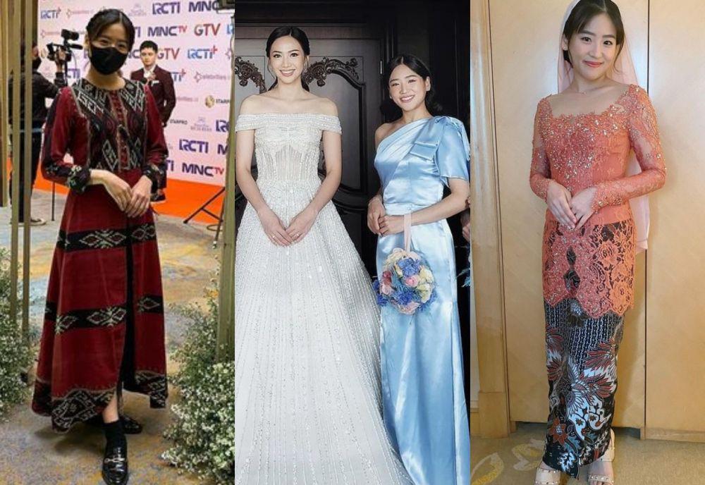 7 OOTD Kondangan Haruka, Anggun Pakai Dress hingga Kebaya