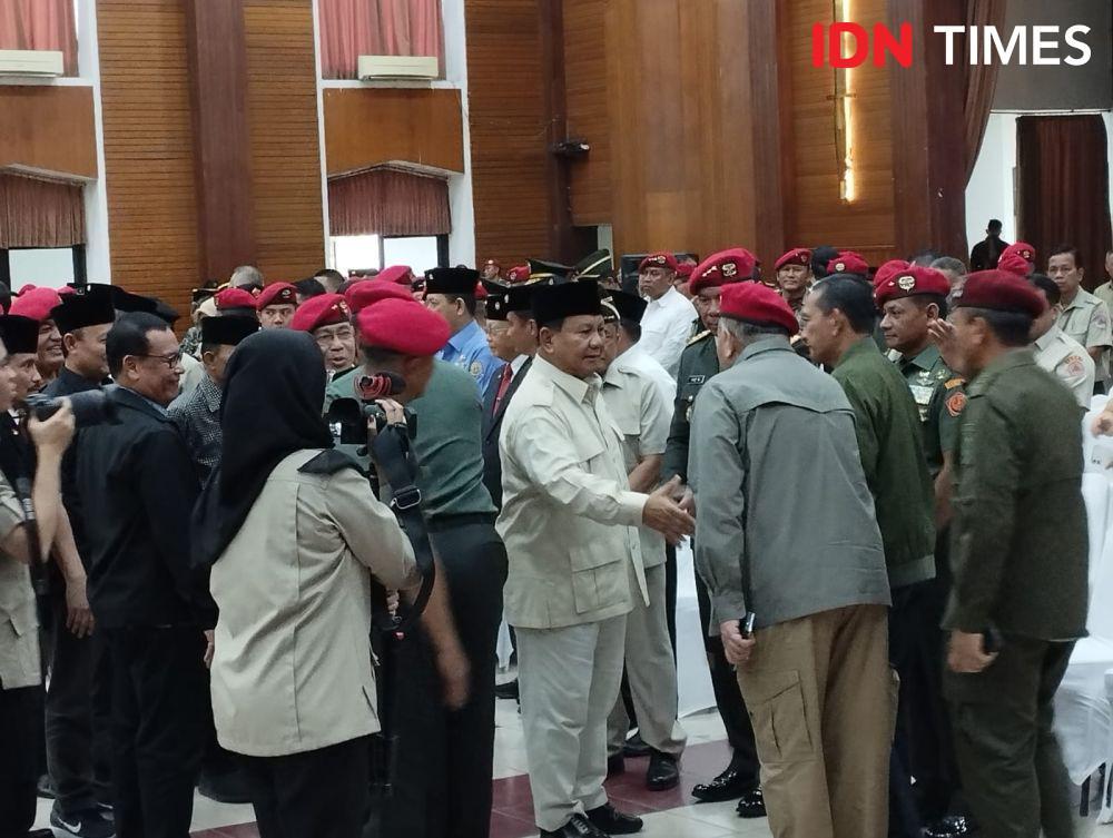 Prabowo Hadiri Persemayaman Doni Monardo di Mako Kopassus