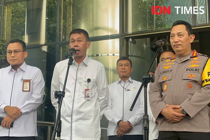 Polri dan KPK tanda tangani perjanjian kerja sama koordinasi dan supervisi. (IDN Times/Aryodamar)