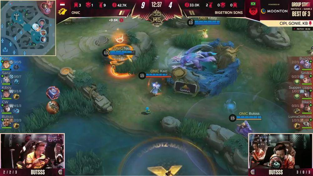 Kairi menggunakan jungler Guinevere. (youtube.com/MPL Indonesia)