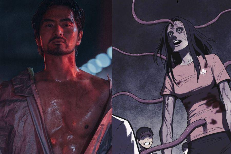 Lee Jin Uk di Sweet Home 2 dan cuplikan Shotgun Boy (instagram.com/netflixkr | dok. LINE Webtoon/Shotgun Boy)