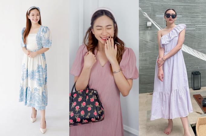 9 Inspirasi Dress Kasual ala Shanju eks JKT48, Anggun Menawan