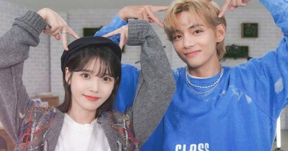 V dan IU (koreaboo.com)