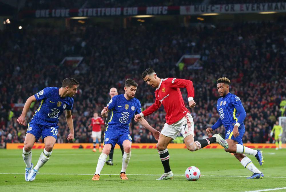 Manchester United melawan Chelsea di EPL 2021/2022. (premierleague.com)