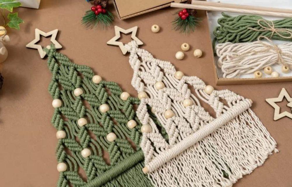 9 Ide Ornamen Natal dari Makrame, Estetik Berkonsep Scandinavian