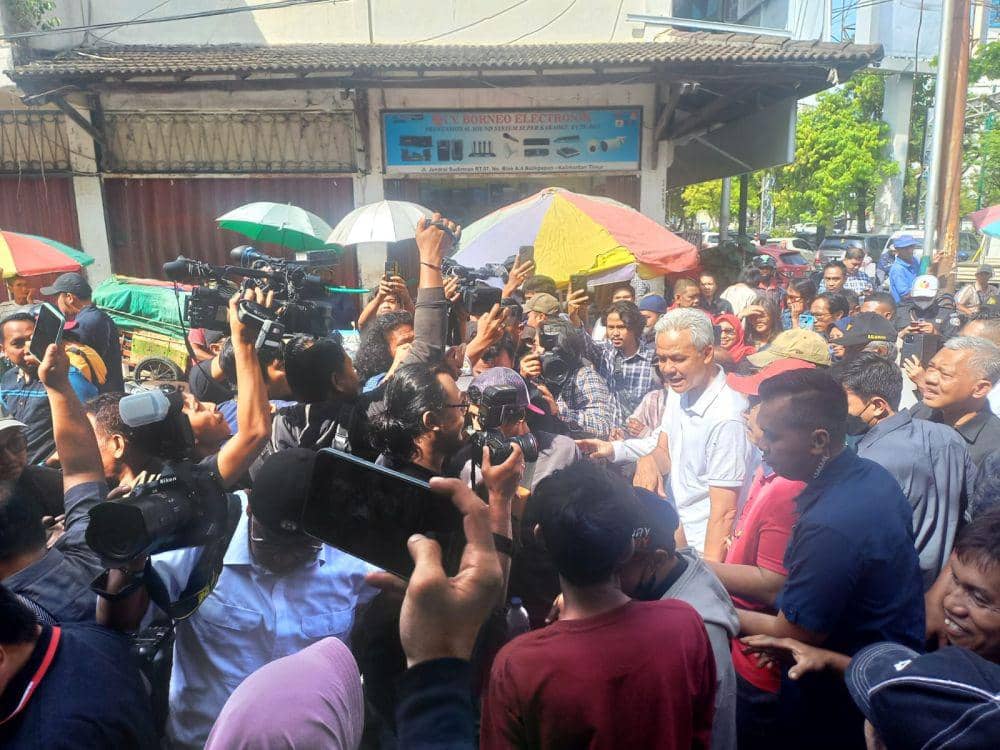 Calon presiden Ganjar Pranowo menggelar kampanye di Balikpapan Kalimantan Timur (Kaltim), Selasa (5/12/2023) pukul 09.00 Wita. Foto istimewa