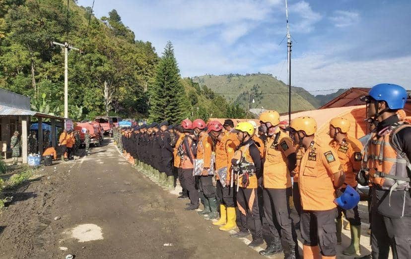 Suasana pencarian hari ke-4 pasca banjir bandang di Humbahas (Dok. Tim SAR gabungan)