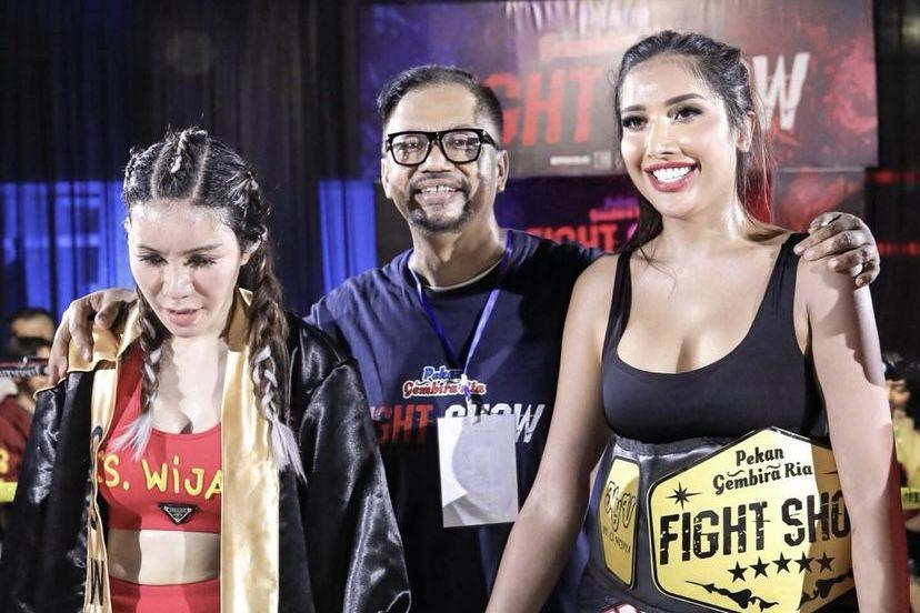 8 Potret Millen Cyrus Menang Tinju Lawan Sunny Wijaya, Netizen Protes