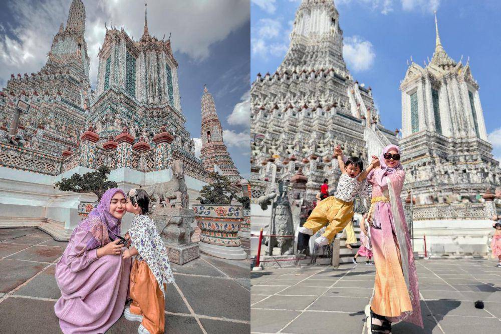 potret Ria Ricis dan Moana di Thailand (instagram.com/riaricis1795)