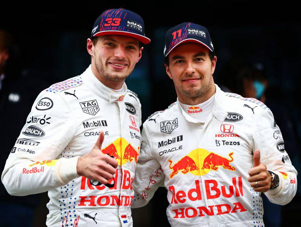 Max Verstappen dan Sergio Perez (formula1.com)