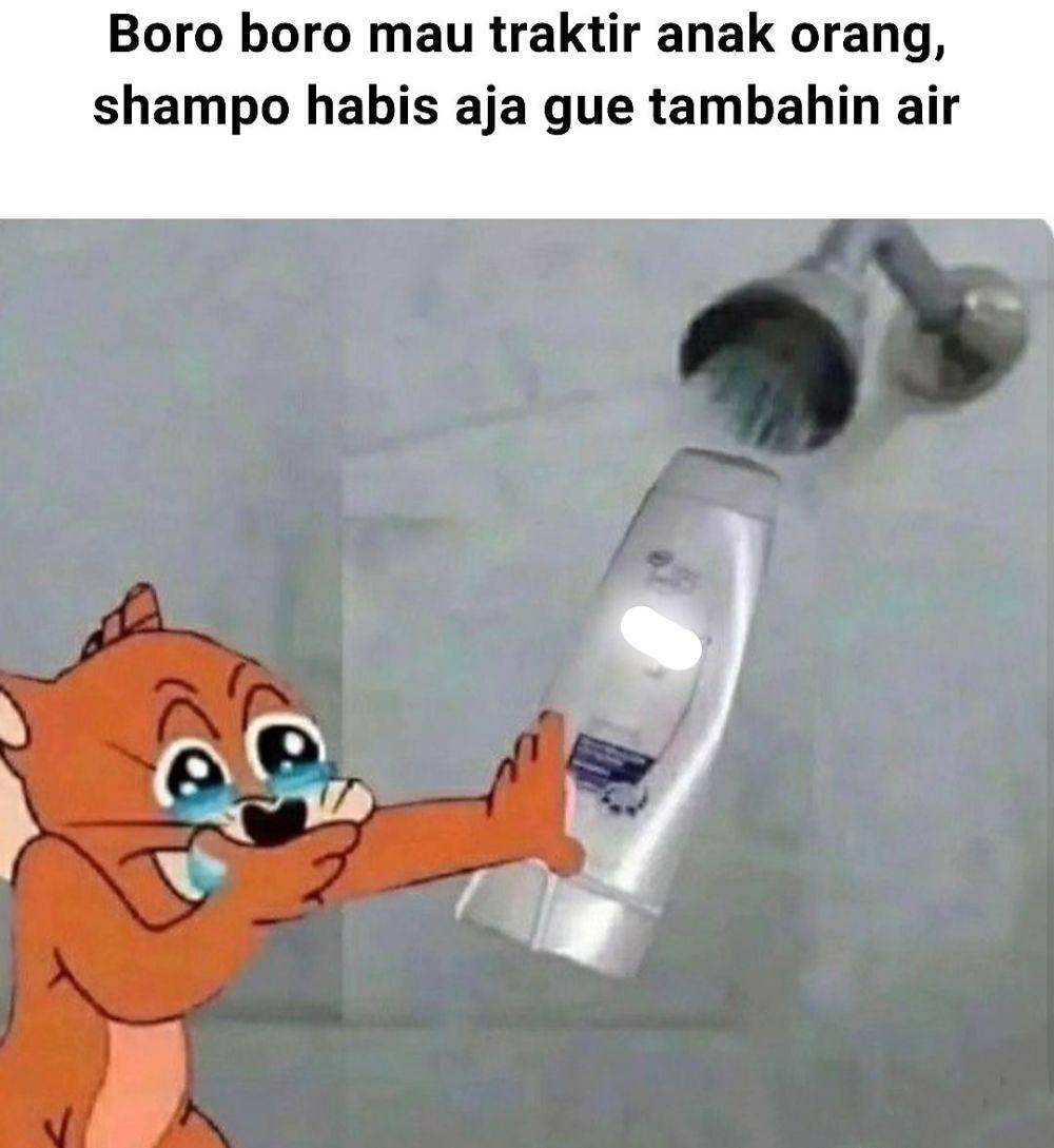 meme Jerry sedih (instagram.com/lawakscience)