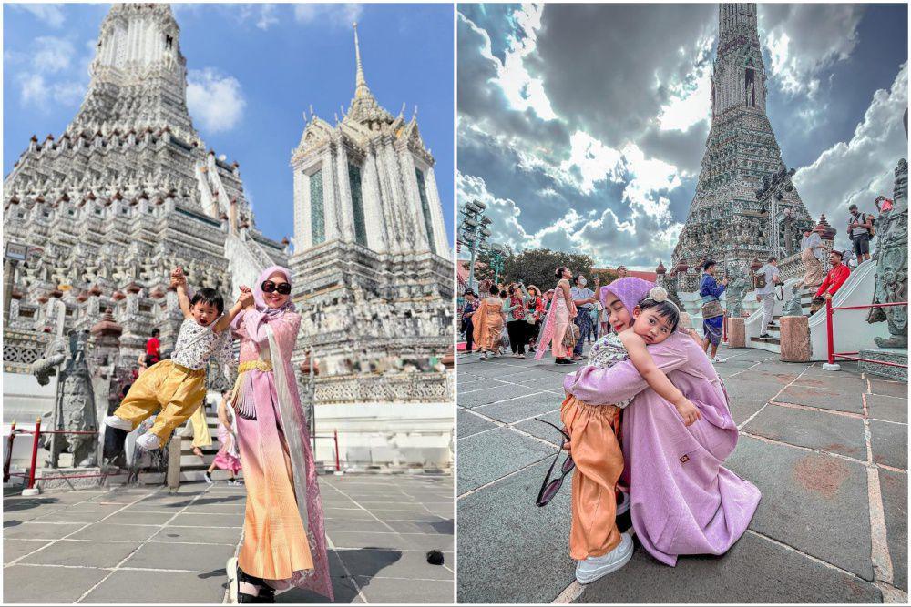 7 Potret Ria Ricis dan Moana Liburan ke Thailand, Happy Berdua!