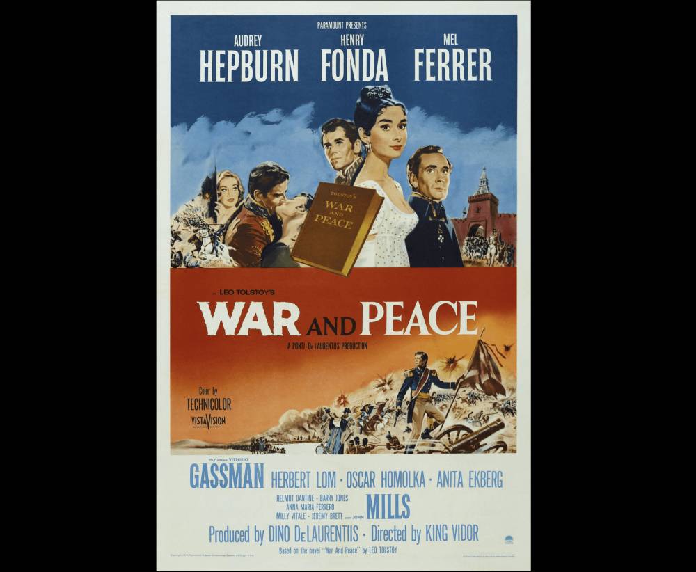 poster War and Peace (1956) (dok. Paramount Pictures)
