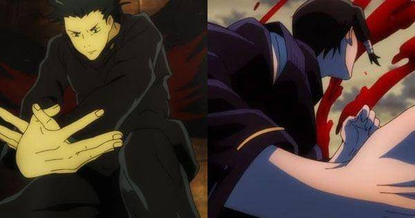 Megumi dan Noritoshi memakai teknik kutukannya ( Dok. Mappa / Jujutsu Kaisen )