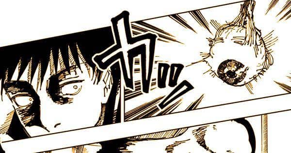 Mata Hazenoki meledak di dekat Megumi ( Dok. Shueisha / Jujutsu Kaisen )