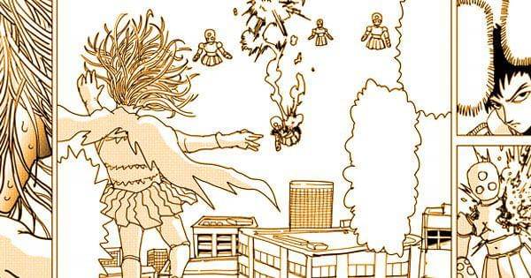 Webigaza mulai menunjukkan batas staminanya ( Dok. One Punch Man Web Comic )