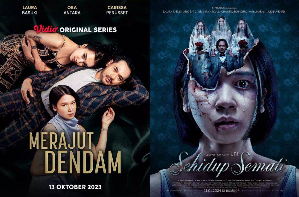 Film tentang stigma perempuan (dok. Sky Film / Merajut Dendam | dok. Starvision Plus / Sehidup Semati)