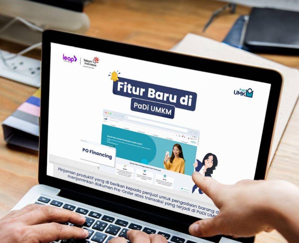 Fitur terbaru PaDi UMKM, PO Financing. (dok. Telkom)