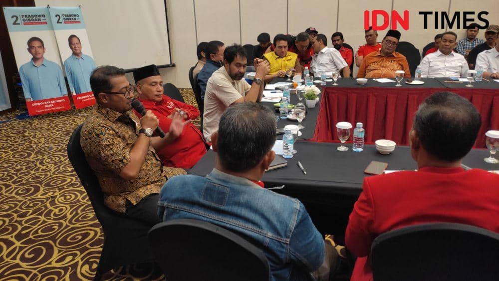 Tim Kemenangan Daerah (TKD) Aceh Prabowo-Gibran. (IDN Times/Muhammad Saifullah)