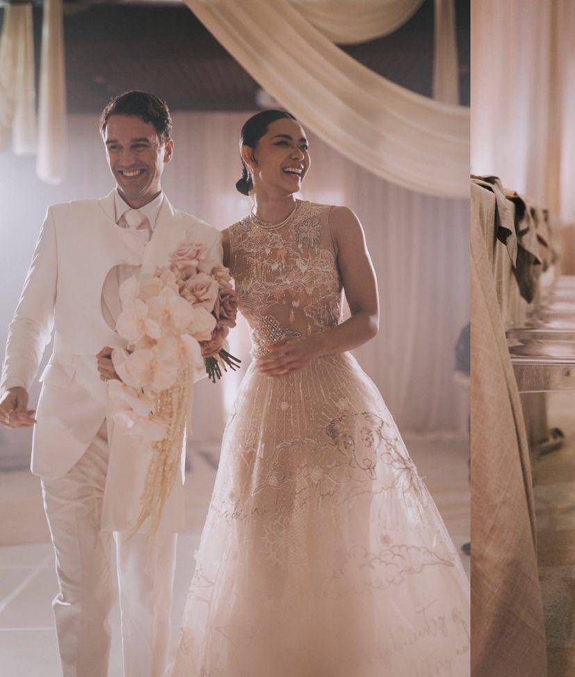 Adinia Wirasti dan Michael Wahr (instagram.com/adiniawrst)