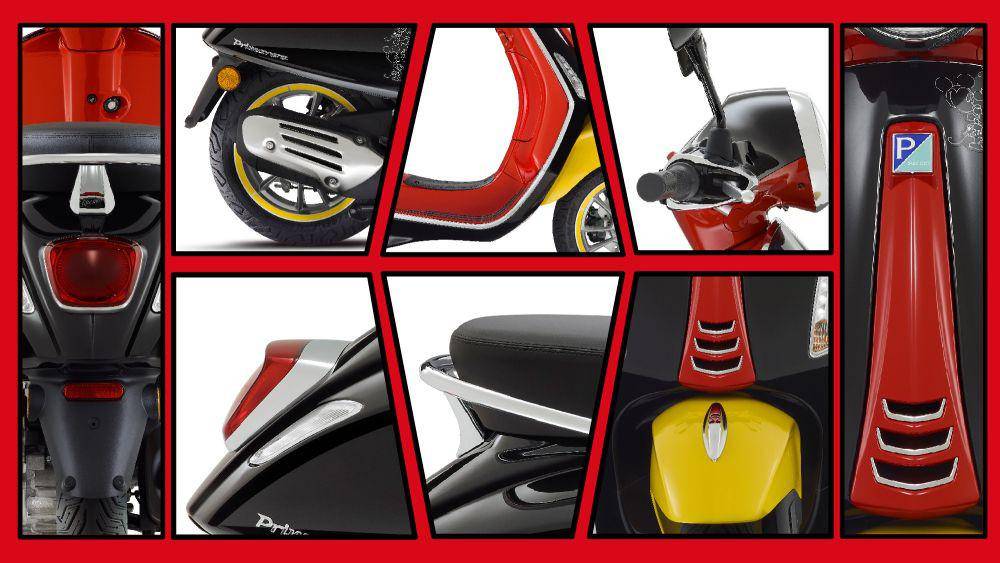 Kombinasi warna khas Mickey Mouse (Vespa)