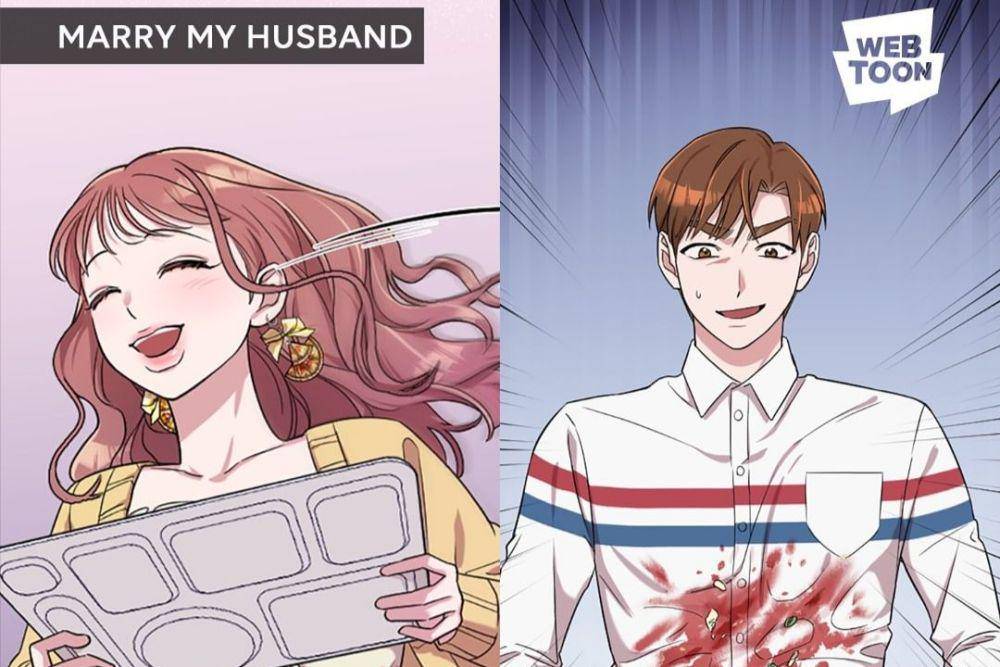 cuplikan webtoon Marry My Husband (instagram.com/webtoon.fr)