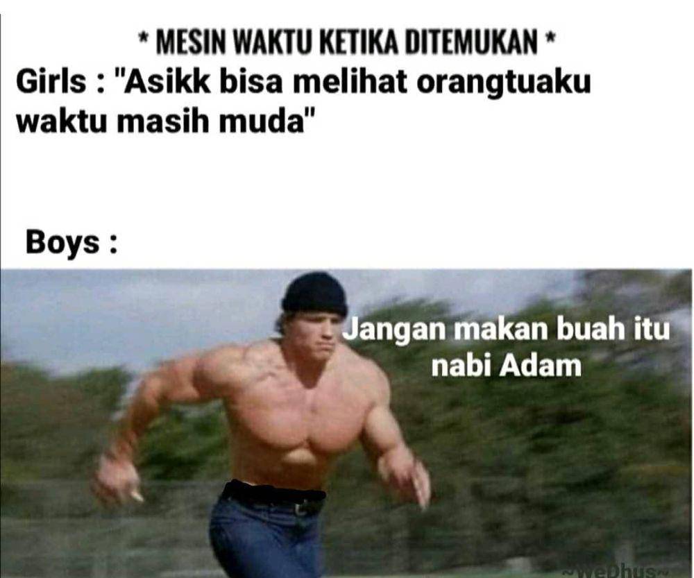 meme Arnold lari (instagram.com/versijawa)